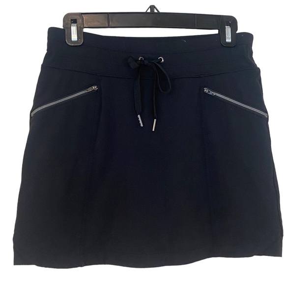 Athleta Dresses & Skirts - 😎 Athleta Women’s Zip Pocket Tie Front Black Skort